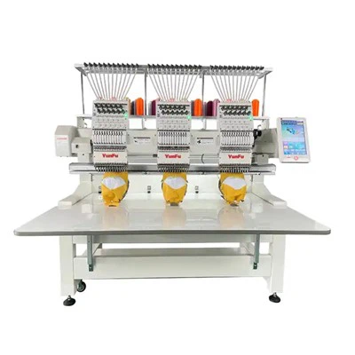 Mesin Bordir 3 Kepala Komersial Multi Fungsi